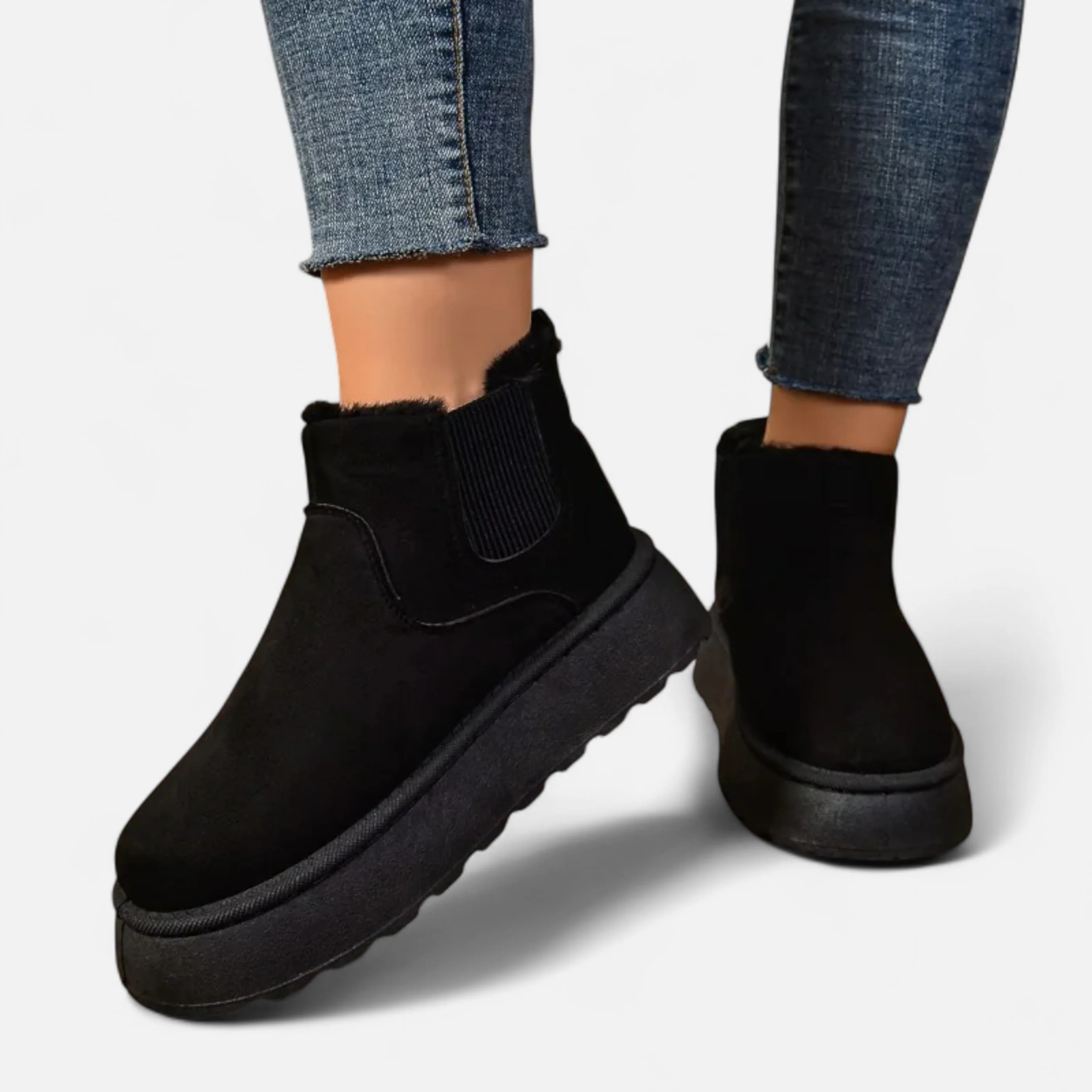 Westlyn™ | Women’s Short Plush Platform Ankle Boots